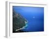 Coastline by Poros, Ionian Islands, Greece-Walter Bibikow-Framed Photographic Print