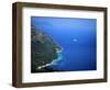 Coastline by Poros, Ionian Islands, Greece-Walter Bibikow-Framed Photographic Print