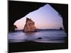 Coastline, Cathedral Cove, Coromandel Peninsula, North Island, New Zealand-Charles Gurche-Mounted Photographic Print