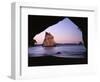 Coastline, Cathedral Cove, Coromandel Peninsula, North Island, New Zealand-Charles Gurche-Framed Photographic Print