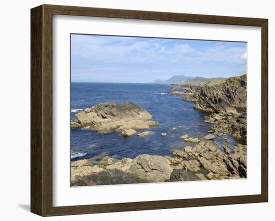 Coastline from the Atlantic Drive, Achill Island, County Mayo, Connacht, Republic of Ireland-Gary Cook-Framed Photographic Print