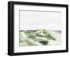 Coastline Greenery I-Annie Warren-Framed Art Print