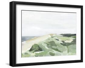 Coastline Greenery II-Annie Warren-Framed Art Print