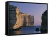 Coastline in the Evening at Dwejra, Gozo, Malta, Mediterranean, Europe-Fred Friberg-Framed Stretched Canvas