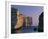 Coastline in the Evening at Dwejra, Gozo, Malta, Mediterranean, Europe-Fred Friberg-Framed Photographic Print