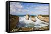 Coastline, Loch Ard Gorge, Elephant Rock, Muttonbird Is, Great Ocean Road, Australia-Martin Zwick-Framed Stretched Canvas