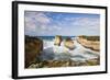 Coastline, Loch Ard Gorge, Elephant Rock, Muttonbird Is, Great Ocean Road, Australia-Martin Zwick-Framed Photographic Print