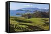 Coastline Looking North Towards Coromandel and Hauraki Gulf-Stuart-Framed Stretched Canvas