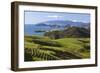 Coastline Looking North Towards Coromandel and Hauraki Gulf-Stuart-Framed Photographic Print