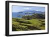 Coastline Looking North Towards Coromandel and Hauraki Gulf-Stuart-Framed Photographic Print