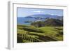 Coastline Looking North Towards Coromandel and Hauraki Gulf-Stuart-Framed Photographic Print