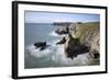 Coastline Looking West to St. Govan's Head-Stuart Black-Framed Photographic Print