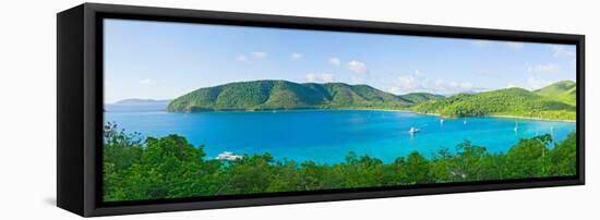 Coastline, Maho Bay, St. John, Us Virgin Islands-null-Framed Stretched Canvas