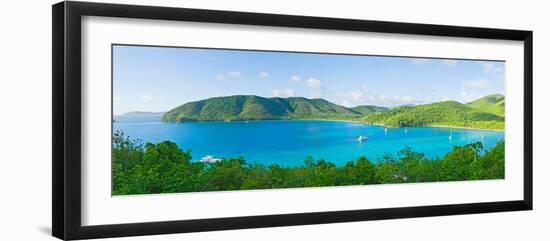 Coastline, Maho Bay, St. John, Us Virgin Islands-null-Framed Photographic Print