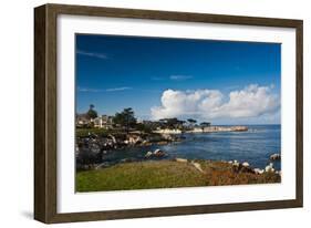 Coastline, Monterey Bay, Monterey, California, USA-null-Framed Photographic Print