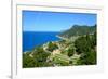 Coastline near Banyalbufar, Serra de Tramuntana, Majorca, Balearic Islands, Spain, Mediterranean, E-Carlo Morucchio-Framed Photographic Print