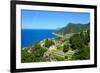 Coastline near Banyalbufar, Serra de Tramuntana, Majorca, Balearic Islands, Spain, Mediterranean, E-Carlo Morucchio-Framed Photographic Print