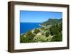 Coastline near Banyalbufar, Serra de Tramuntana, Majorca, Balearic Islands, Spain, Mediterranean, E-Carlo Morucchio-Framed Photographic Print