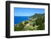 Coastline near Banyalbufar, Serra de Tramuntana, Majorca, Balearic Islands, Spain, Mediterranean, E-Carlo Morucchio-Framed Photographic Print