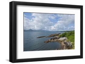 Coastline near Kenmare, Ring of Kerry, Kerry County, Ireland-Guido Cozzi-Framed Photographic Print