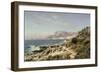 Coastline Near Monte Carlo, 1907-Peder Moensted-Framed Giclee Print