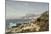 Coastline Near Monte Carlo, 1907-Peder Moensted-Mounted Giclee Print