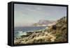 Coastline Near Monte Carlo, 1907-Peder Moensted-Framed Stretched Canvas