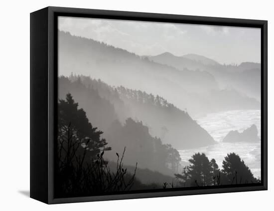 Coastline Near Seaside, Oregon, United States of America, North America-DeFreitas Michael-Framed Stretched Canvas