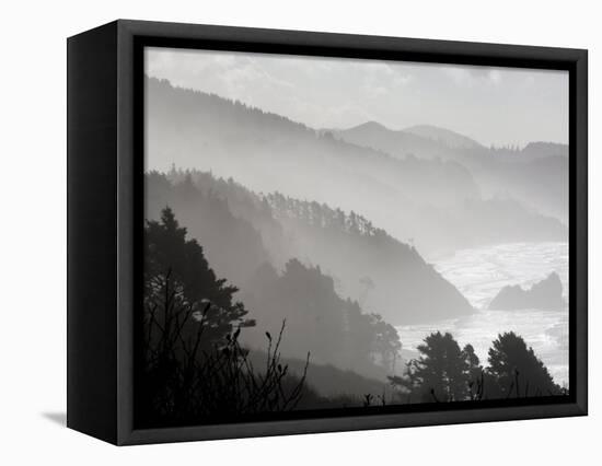 Coastline Near Seaside, Oregon, United States of America, North America-DeFreitas Michael-Framed Stretched Canvas