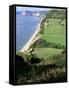 Coastline Near Sidmouth, Devon, England, United Kingdom-Cyndy Black-Framed Stretched Canvas