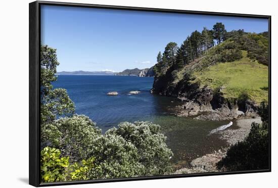 Coastline Near Tuateawa, Coromandel Peninsula, Waikato, North Island, New Zealand, Pacific-Stuart-Framed Photographic Print