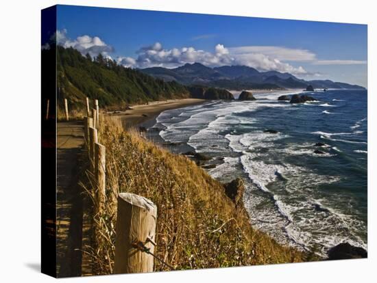 Coastline North of Cannon Beach, Ecola State Park, Oregon, USA-Joe Restuccia III-Stretched Canvas