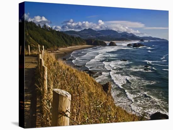 Coastline North of Cannon Beach, Ecola State Park, Oregon, USA-Joe Restuccia III-Stretched Canvas