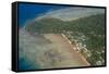 Coastline of Ambrym, Vanuatu, Pacific-Michael Runkel-Framed Stretched Canvas