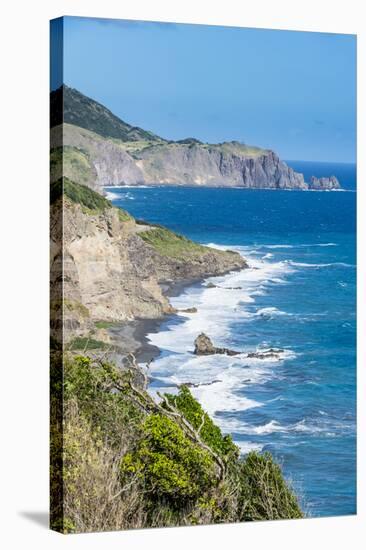 Coastline of Montserrat, British Overseas Territory, West Indies, Caribbean, Central America-Michael Runkel-Stretched Canvas
