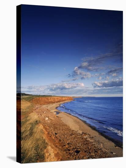 Coastline, Orby Head, Prince Edward Island National Park, Canada-Walter Bibikow-Stretched Canvas