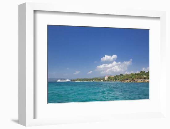 Coastline, Samana Peninsula, Dominican Republic-Massimo Borchi-Framed Photographic Print