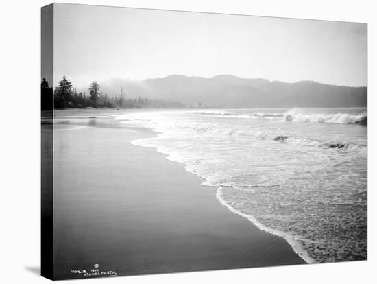 Coastline Scene, Washington, Circa 1910-Asahel Curtis-Stretched Canvas