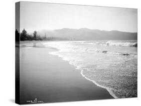 Coastline Scene, Washington, Circa 1910-Asahel Curtis-Stretched Canvas