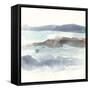 Coastline Sketch II-June Vess-Framed Stretched Canvas