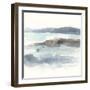 Coastline Sketch II-June Vess-Framed Art Print