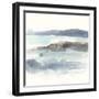 Coastline Sketch II-June Vess-Framed Art Print