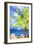 Coastline Summer I - In the Style of Oil Painting-Philippe Hugonnard-Framed Giclee Print