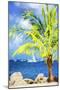 Coastline Summer I - In the Style of Oil Painting-Philippe Hugonnard-Mounted Giclee Print