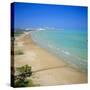 Coastline Towards Vieste, Puglia, Italy-Tony Gervis-Stretched Canvas