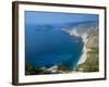 Coastline View, Assos, Kefalonia, Ionian Islands, Greece-Walter Bibikow-Framed Photographic Print