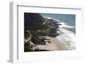 Coastline View from Overlook, Cape Perpetua Scenic Area, Oregon, USA-Jamie & Judy Wild-Framed Photographic Print