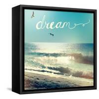 Coastline Waves-Sue Schlabach-Framed Stretched Canvas