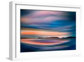 Coastlines (In Blue)-Ursula Abresch-Framed Photographic Print