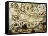 Coasts of Europe and North Africa-Diego Homen-Framed Stretched Canvas